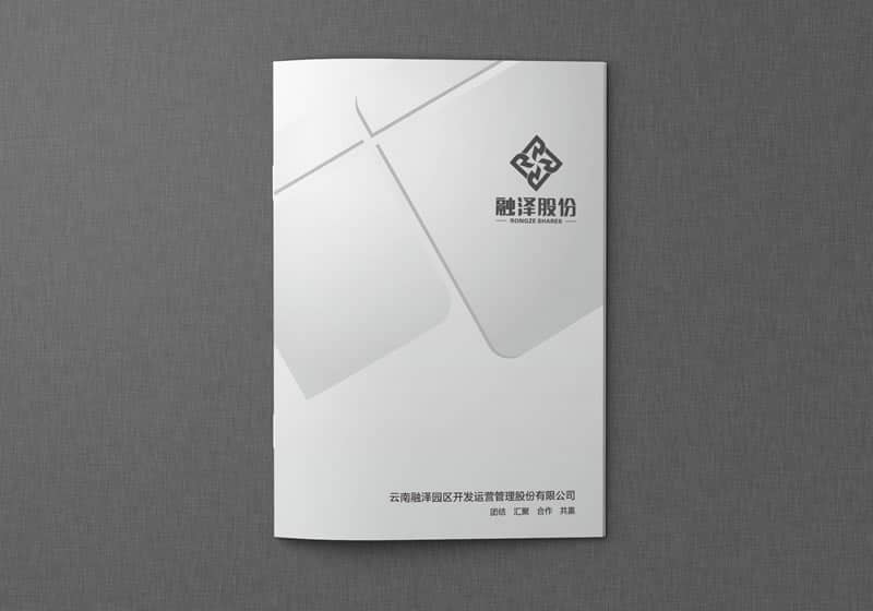 云南融泽股份画册设计-企业画册设计 第1张